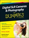 Cover image for Digital SLR Cameras and Photography For Dummies